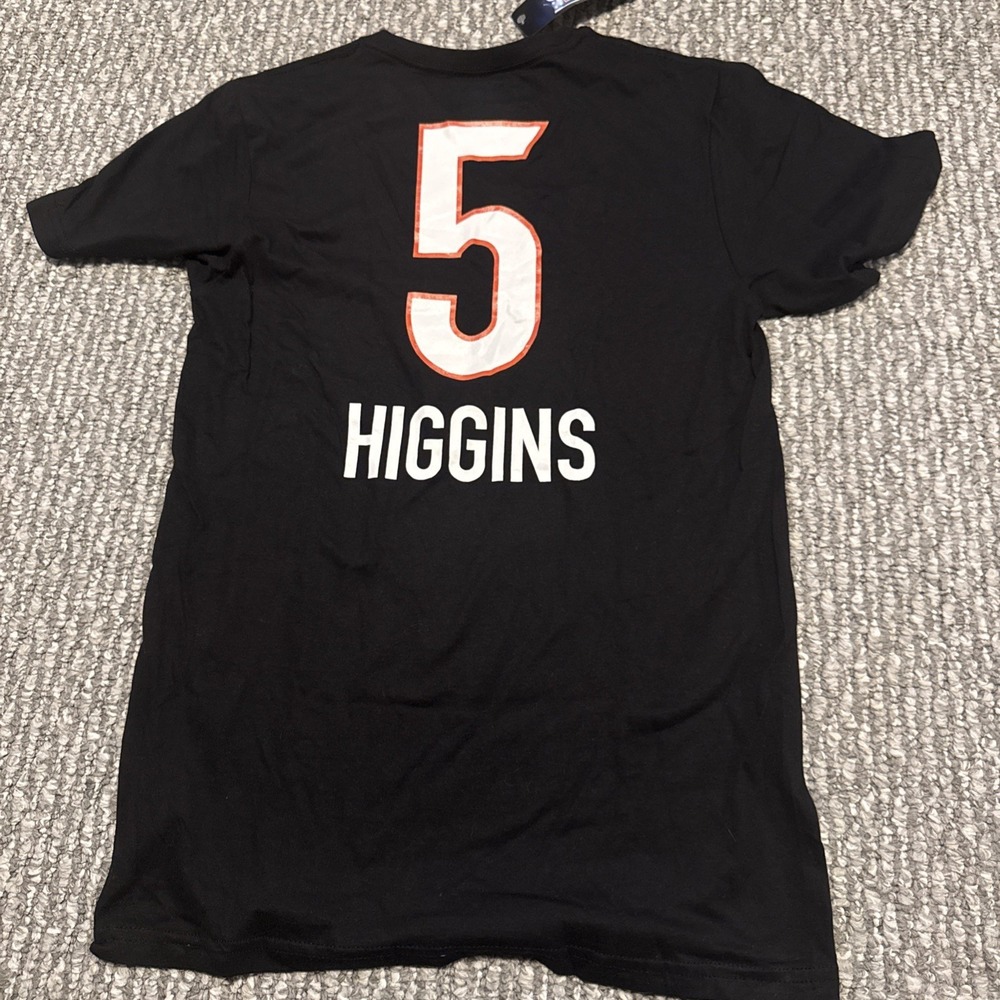 Tee Higgins Cincinnati Bengals Women's Small Fanatics T Shirt‎ Shersey Brand New